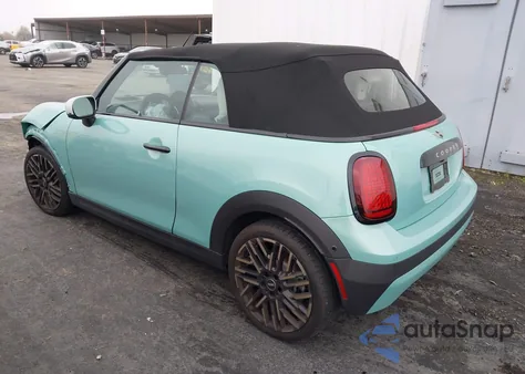 2025 Mini Convertible Cooper S z USA, uszkodzony, nr VIN WMW23GX05S2X03029